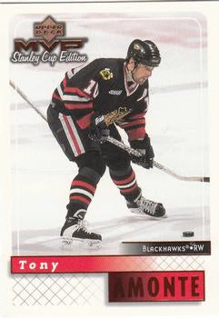 #43 Tony Amonte - Chicago Blackhawks - 1999-00 Upper Deck MVP Stanley Cup Edition Hockey