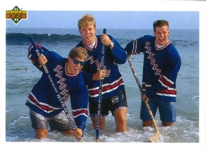 #440 Doug Weight / Steven Rice / Tony Amonte - New York Rangers - 1991-92 Upper Deck Hockey