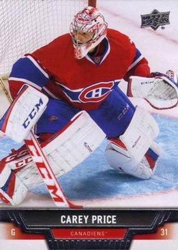 #440 Carey Price - Montreal Canadiens - 2013-14 Upper Deck Hockey