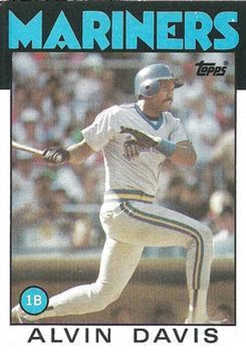 #440 Alvin Davis - Seattle Mariners - 1986 Topps Baseball
