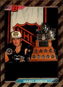 #440 Mario Lemieux - Pittsburgh Penguins - 1992-93 Bowman Hockey