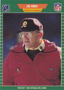 #440 Joe Gibbs - Washington Redskins - 1989 Pro Set Football