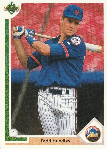 #440 Todd Hundley - New York Mets - 1991 Upper Deck Baseball