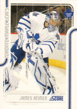 #440 James Reimer - Toronto Maple Leafs - 2011-12 Score Hockey