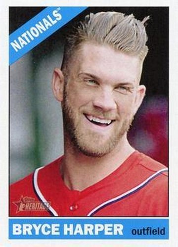 #440a Bryce Harper - Washington Nationals - 2015 Topps Heritage Baseball