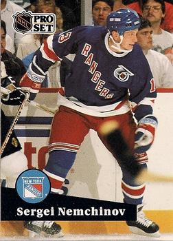 #441 Sergei Nemchinov - 1991-92 Pro Set Hockey