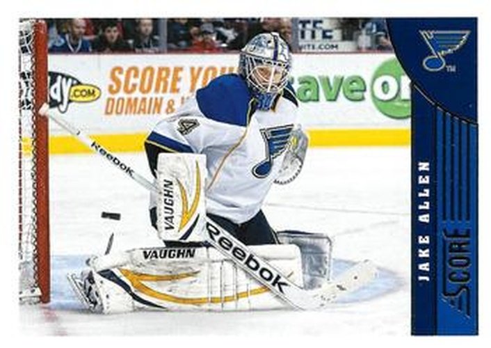 #441 Jake Allen - St. Louis Blues - 2013-14 Score Hockey