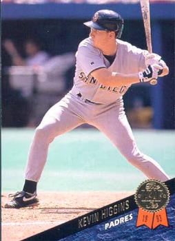 #441 Kevin Higgins - San Diego Padres - 1993 Leaf Baseball