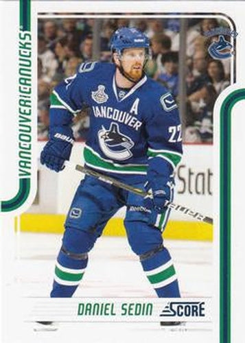 #441 Daniel Sedin - Vancouver Canucks - 2011-12 Score Hockey