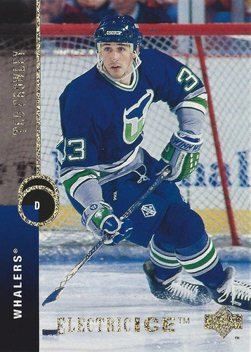 #442 Ted Crowley - Hartford Whalers - 1994-95 Upper Deck Hockey - Electric Ice