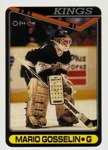#442 Mario Gosselin - Los Angeles Kings - 1990-91 O-Pee-Chee Hockey