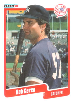 #442 Bob Geren - New York Yankees - 1990 Fleer USA Baseball