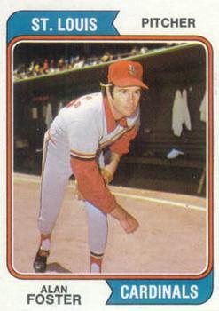 #442 Alan Foster - St. Louis Cardinals - 1974 Topps Baseball