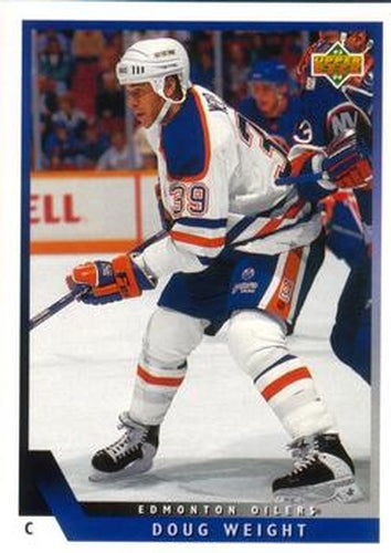 #442 Doug Weight - Edmonton Oilers - 1993-94 Upper Deck Hockey
