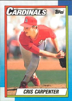 #443 Cris Carpenter - St. Louis Cardinals - 1990 O-Pee-Chee Baseball