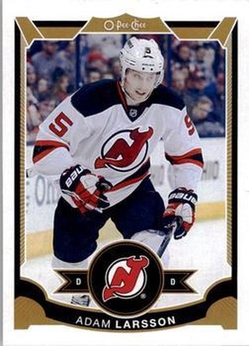#443 Adam Larsson - New Jersey Devils - 2015-16 O-Pee-Chee Hockey
