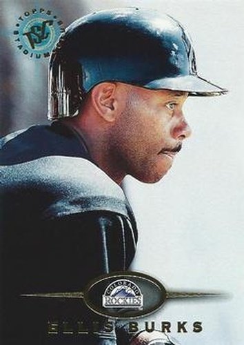 #443 Ellis Burks - Colorado Rockies - 1995 Stadium Club Baseball