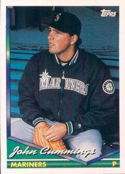 #443 John Cummings - Seattle Mariners - 1994 Topps Baseball