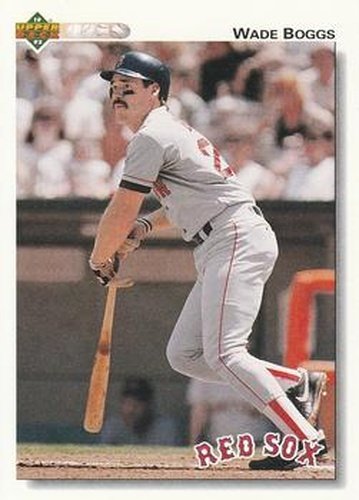 #443 Wade Boggs - Boston Red Sox - 1992 Upper Deck Baseball