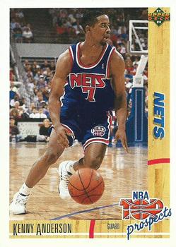 #444 Kenny Anderson - New Jersey Nets - 1991-92 Upper Deck Basketball