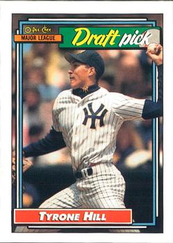 #444 Tyrone Hill - Milwaukee Brewers - 1992 O-Pee-Chee Baseball