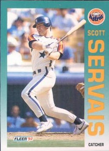 #444 Scott Servais - Houston Astros - 1992 Fleer Baseball
