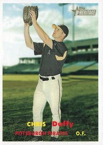 #444 Chris Duffy - Pittsburgh Pirates - 2006 Topps Heritage Baseball