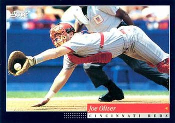 #444 Joe Oliver - Cincinnati Reds -1994 Score Baseball