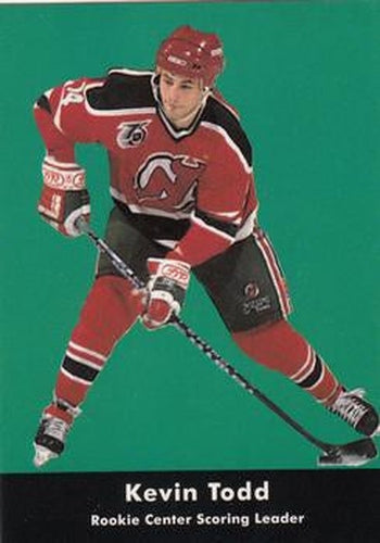 #444 Kevin Todd - New Jersey Devils - 1991-92 Parkhurst Hockey