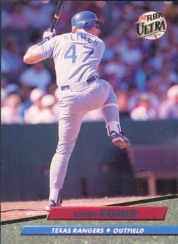 #444 Kevin Reimer - Texas Rangers - 1992 Ultra Baseball