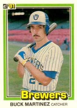 #444b Buck Martinez - Milwaukee Brewers - 1981 Donruss Baseball
