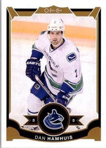 #445 Dan Hamhuis - Vancouver Canucks - 2015-16 O-Pee-Chee Hockey