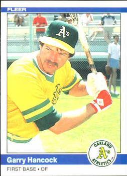 #445 Garry Hancock - Oakland Athletics - 1984 Fleer Baseball