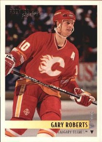 #445 Gary Roberts - Calgary Flames - 1994-95 Topps Premier Hockey