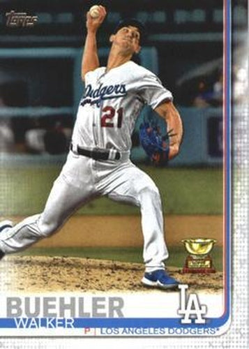 #445a Walker Buehler - Los Angeles Dodgers - 2019 Topps Baseball