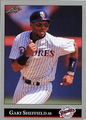 #446 Gary Sheffield - San Diego Padres - 1992 Leaf Baseball