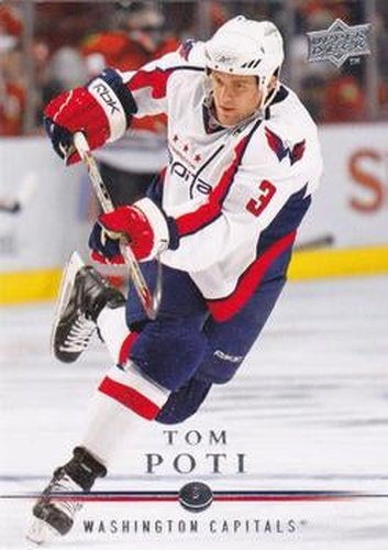 #446 Tom Poti - Washington Capitals - 2008-09 Upper Deck Hockey