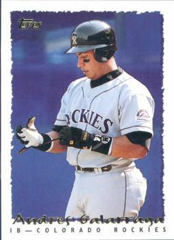 #446 Andres Galarraga - Colorado Rockies - 1995 Topps Baseball