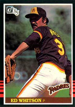 #446 Ed Whitson - San Diego Padres - 1985 Donruss Baseball