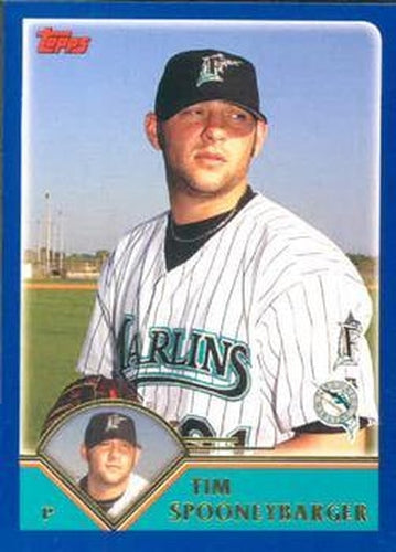#446 Tim Spooneybarger - Florida Marlins - 2003 Topps Baseball