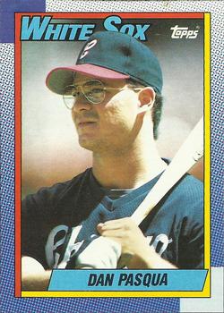 #446 Dan Pasqua - Chicago White Sox - 1990 Topps Baseball