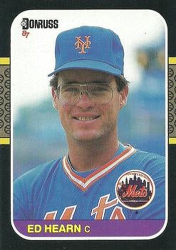 #446 Ed Hearn - New York Mets - 1987 Donruss Baseball