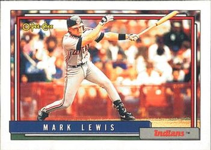 #446 Mark Lewis - Cleveland Indians - 1992 O-Pee-Chee Baseball