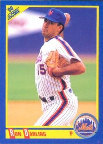 #446 Ron Darling - New York Mets - 1990 Score Baseball