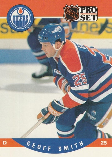#446 Geoff Smith - Edmonton Oilers - 1990-91 Pro Set Hockey