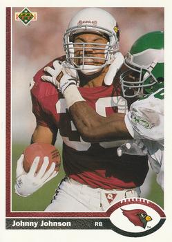 #447 Johnny Johnson - Phoenix Cardinals - 1991 Upper Deck Football