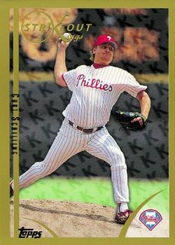 #447 Curt Schilling - Philadelphia Phillies - 1999 Topps Baseball