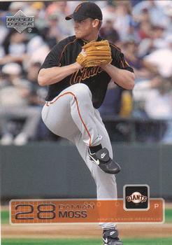 #447 Damian Moss - San Francisco Giants - 2003 Upper Deck Baseball