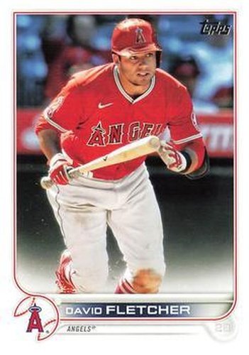 #447 David Fletcher - Los Angeles Angels - 2022 Topps Baseball