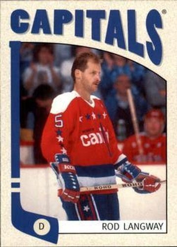 #447 Rod Langway - Washington Capitals - 2004-05 In The Game Franchises US East Hockey